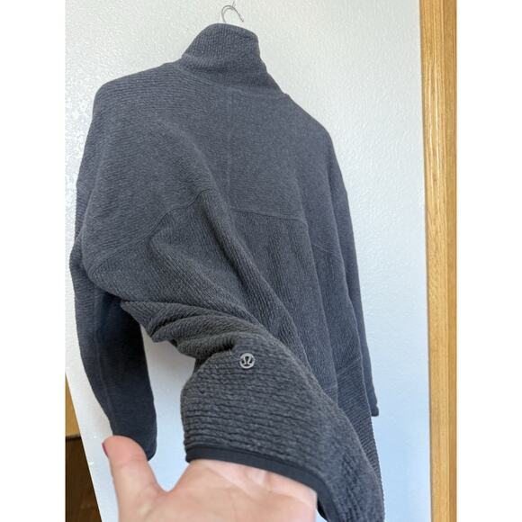 Lululemon Peaceful Moments Full Zip Sweater Jacket Size 6 Oversized - Picture 5 of 5